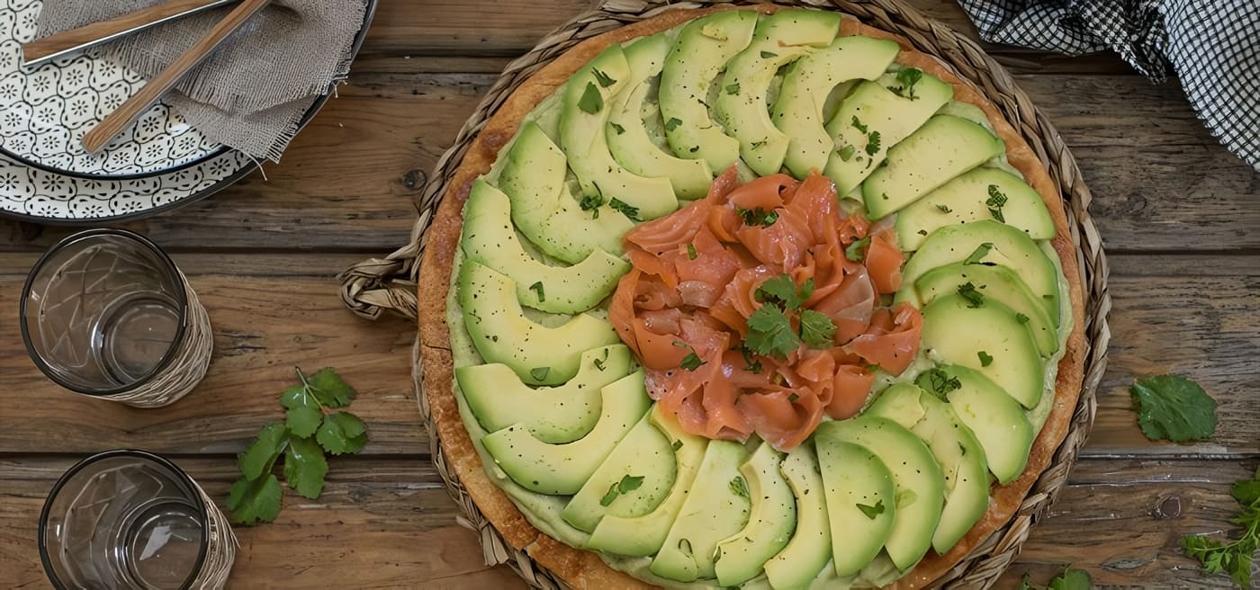 Aguacates con Salmón Ahumado