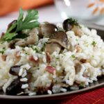 arroz con setas