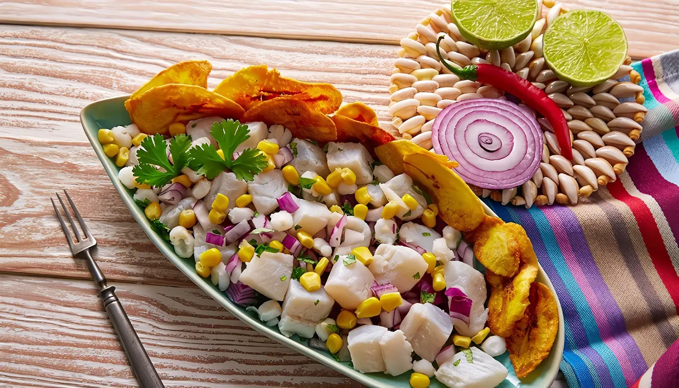 Ceviche peruano de pescado