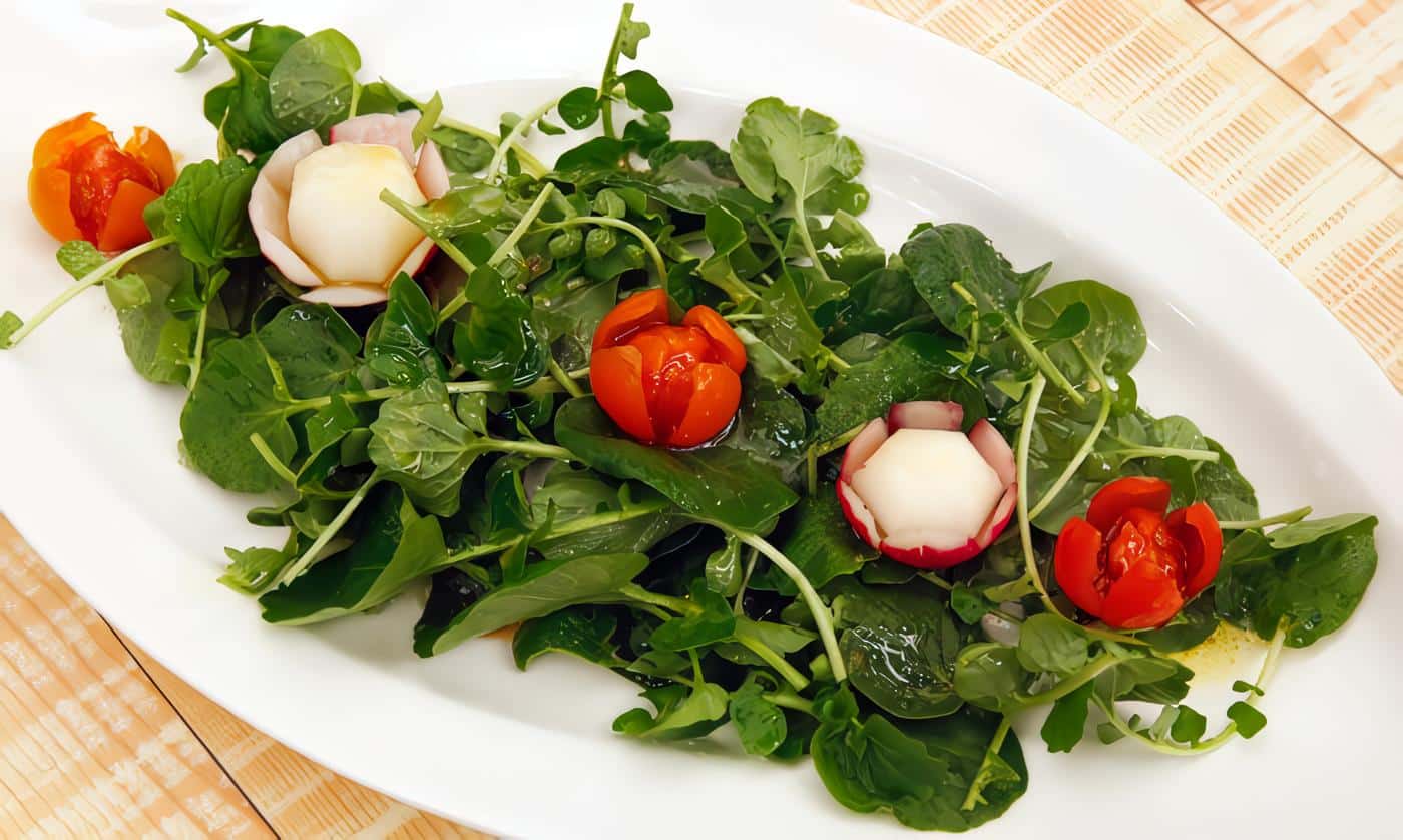 Ensalada de Lechuga con Berros