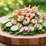 Ensalada de Zucchini con Camarones