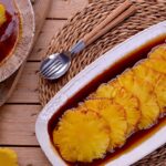 Piña Asada en Salsa Agridulce