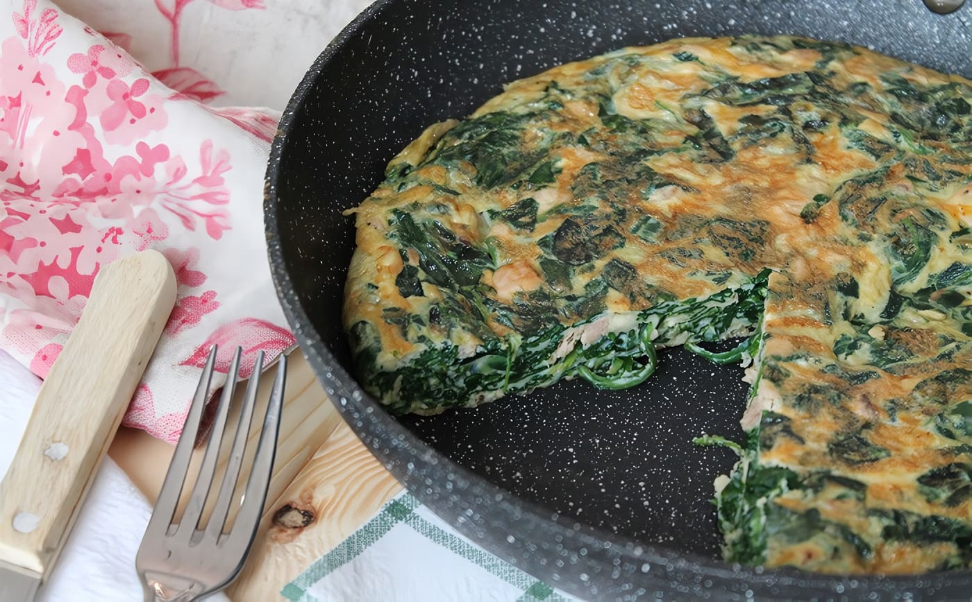 Tortilla de espinaca