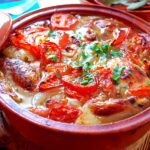 Cazuela de Tomates y Puerros