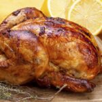 Pollo asado al horno