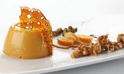 Flan de almendras