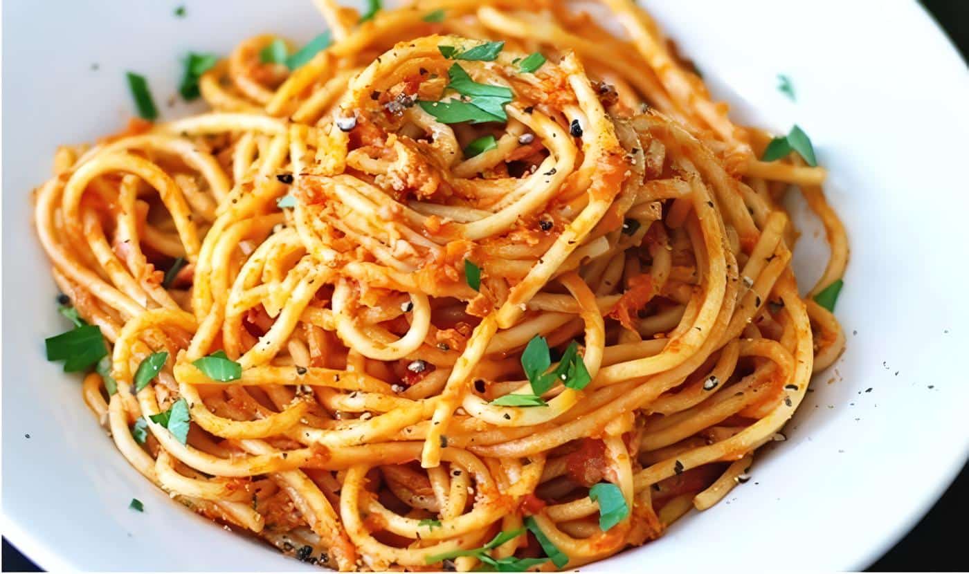 Linguini a la amatriciana