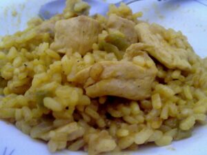 Arroz con Pollo y Coco