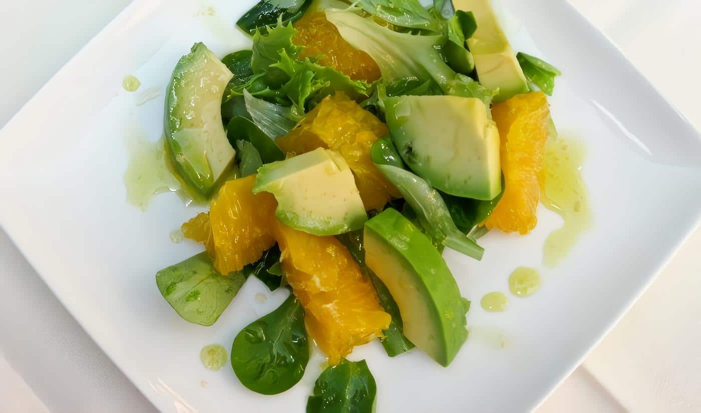 Ensalada de Aguacate y Naranja