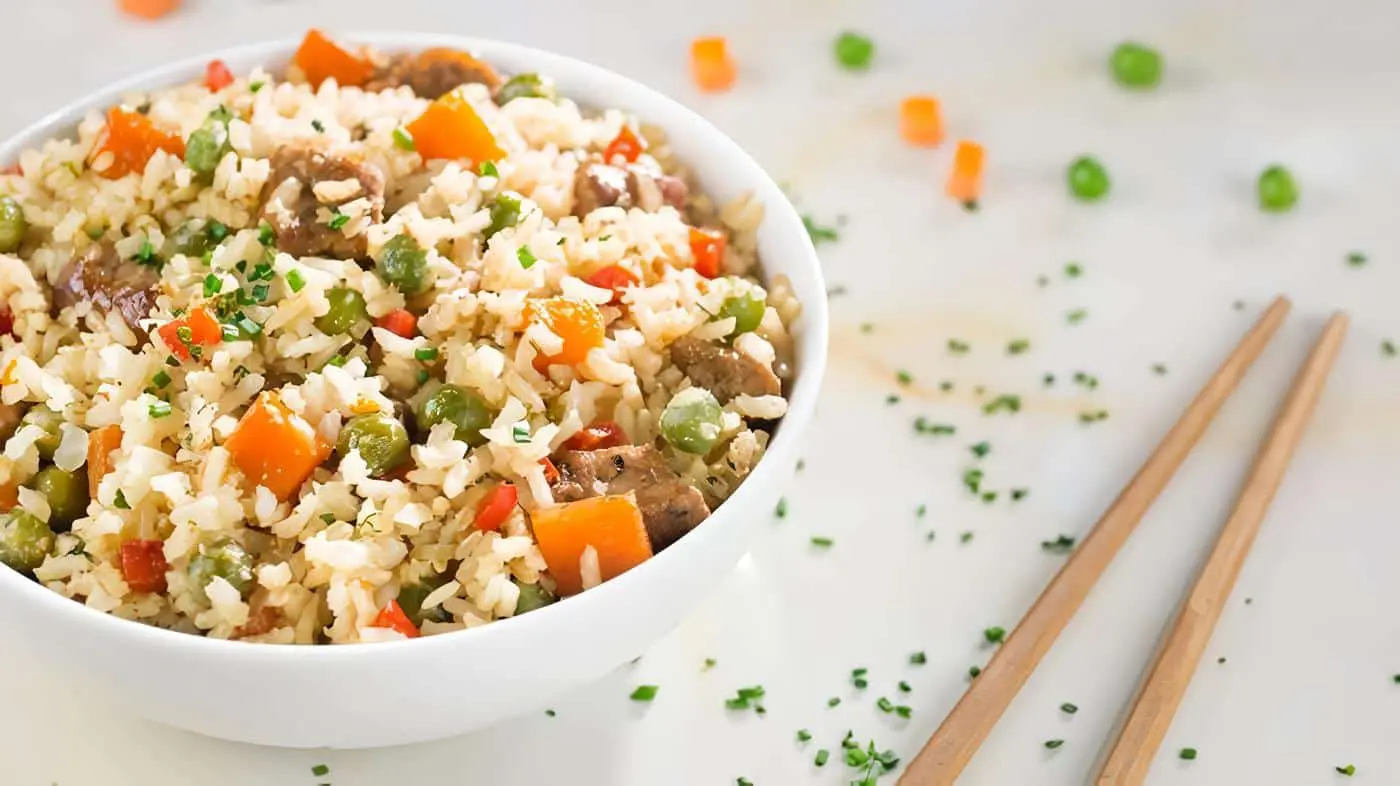 Arroz Integral con Vegetales