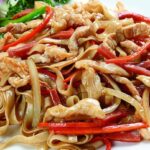Pollo a la húngara en microondas
