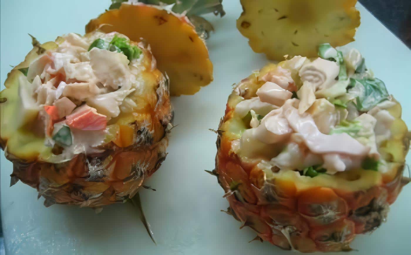 Ensalada de Piña con Queso