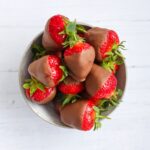 Fresas bañadas en chocolate