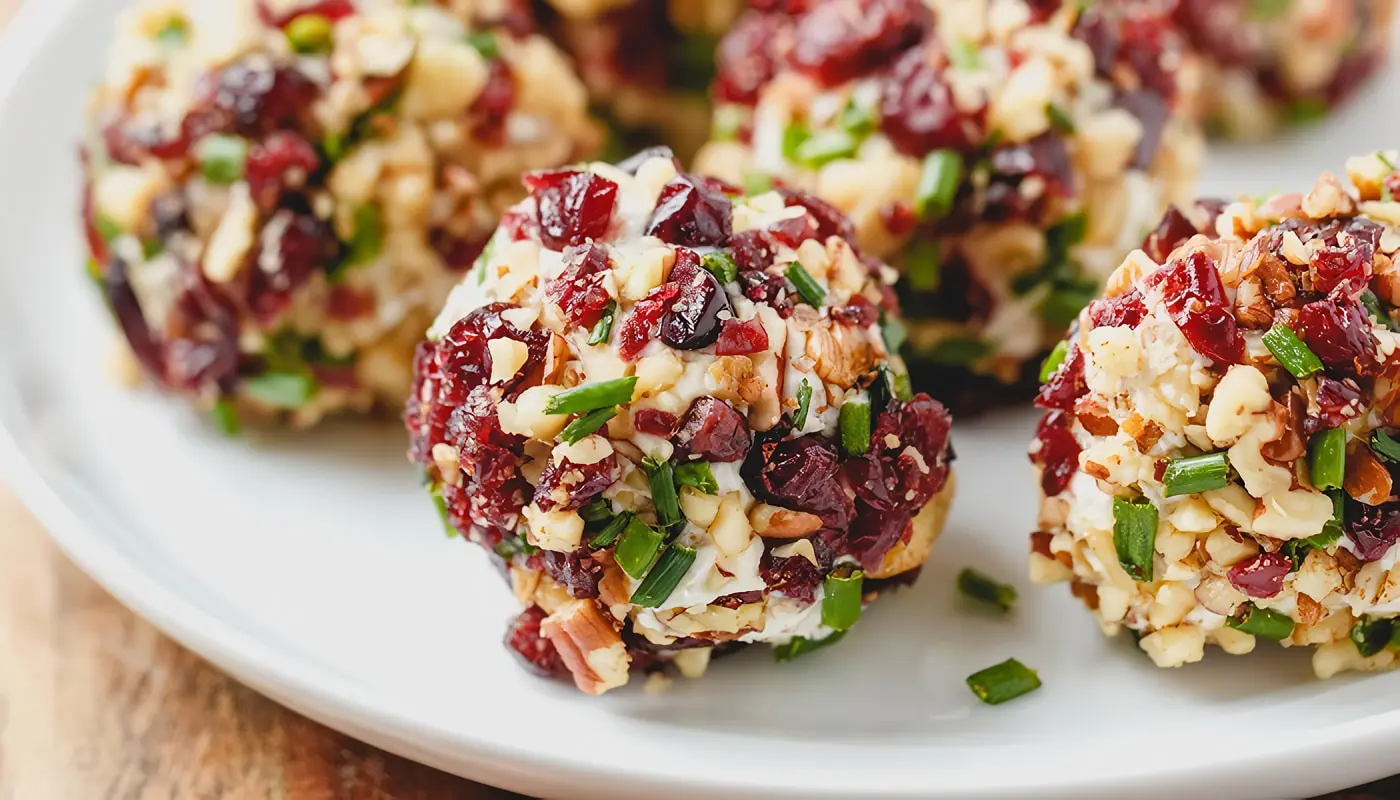 Bolitas de Queso, Nueces y Jamón