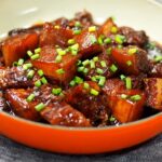 Costillas de Cerdo con Salsa Agridulce de Melocotón