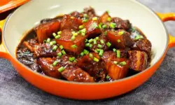 Costillas de Cerdo con Salsa Agridulce de Melocotón