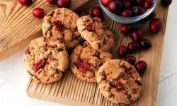 Galletas de arándanos y avena