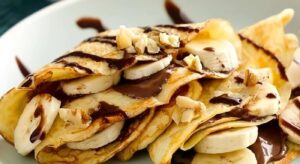 Pancakes de avellana y plátano