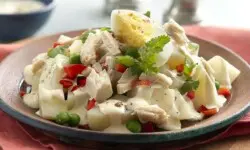 Ensalada cremosa de pollo