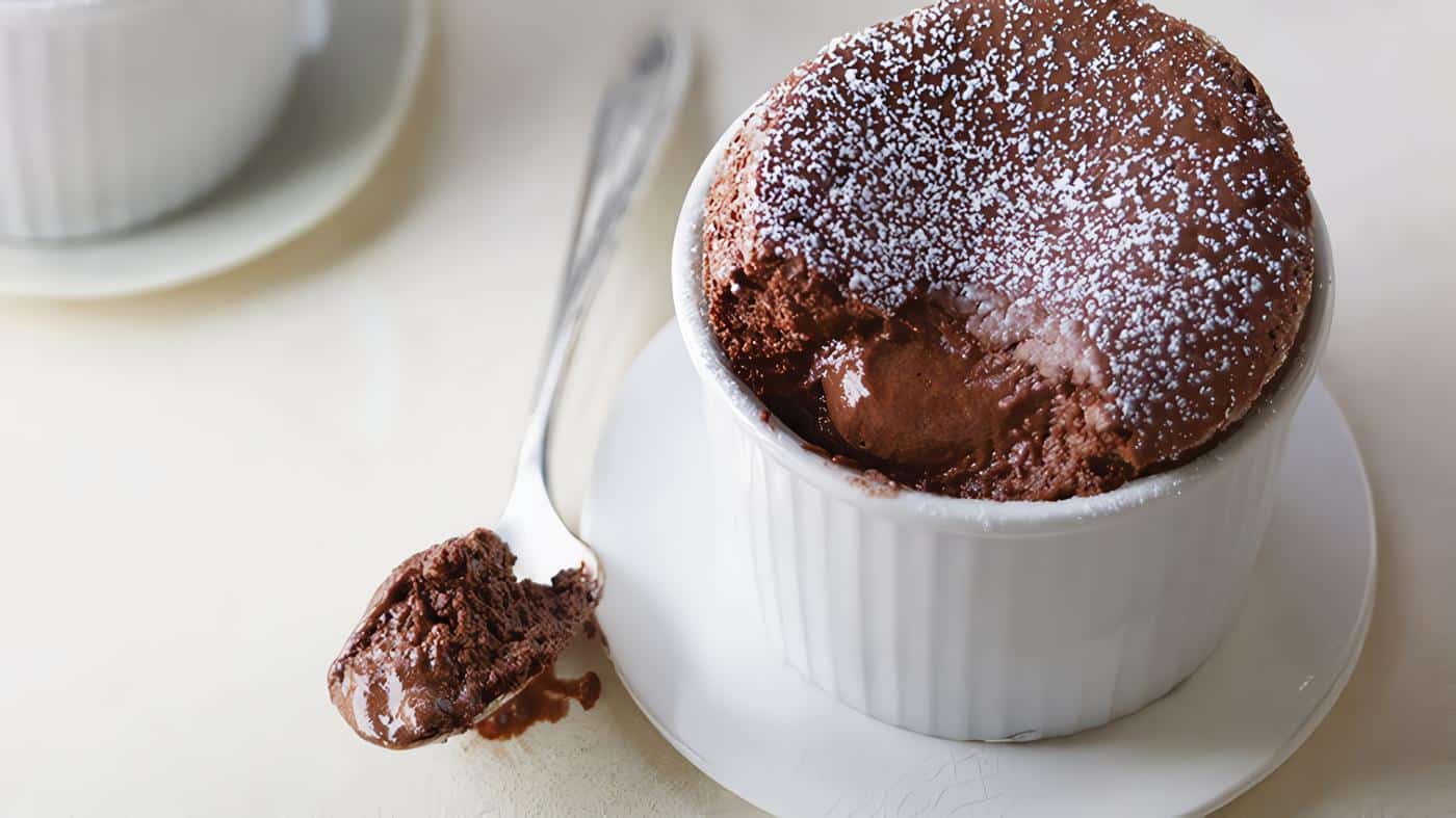 Soufflé de chocolate