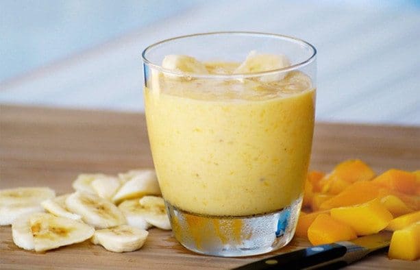 Batido de Mango, Mandarina y Banano