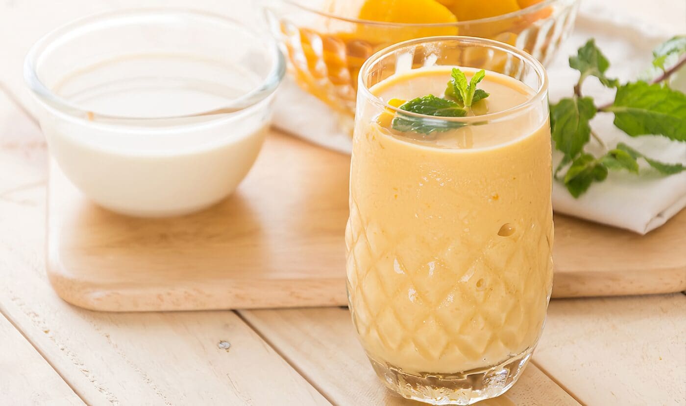 Batido de Mango y Frambuesa