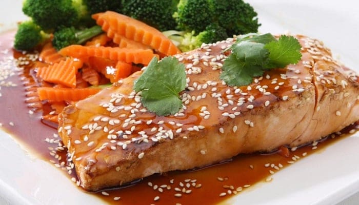 Salmón en Salsa Teriyaki