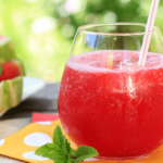 Limonada de sandía y menta
