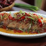 Receta Pescado frito encebollado