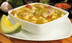 sopa de arroz