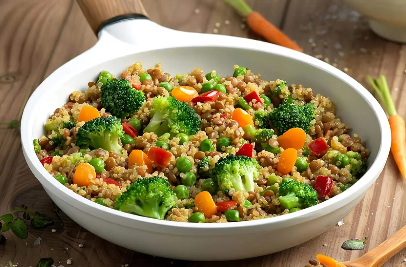 Salteado de Quinoa con Verduras