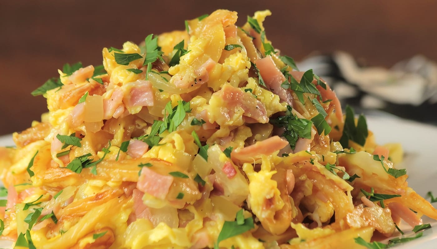 Revuelto de Gramajo para el Desayuno