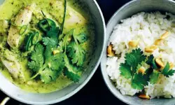 Arroz con Curry Verde