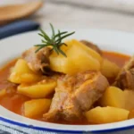 Papas con costillas