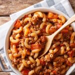 Macarrones con carne
