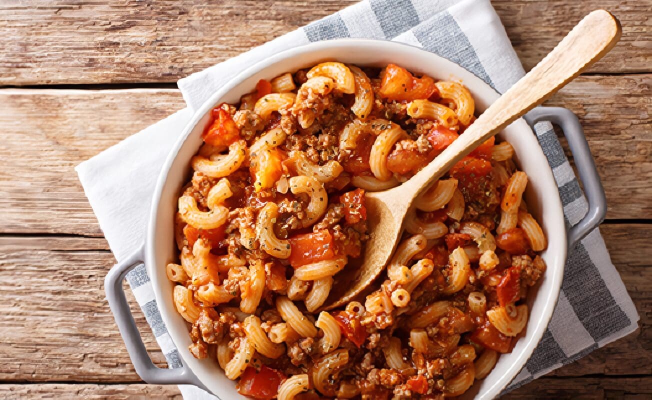 Macarrones con Carne