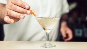 Cóctel de Crema de Whisky con Martini