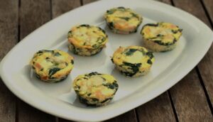 Mini Quiches de Espinacas y Queso