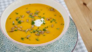 Sopa de Calabaza y Coco