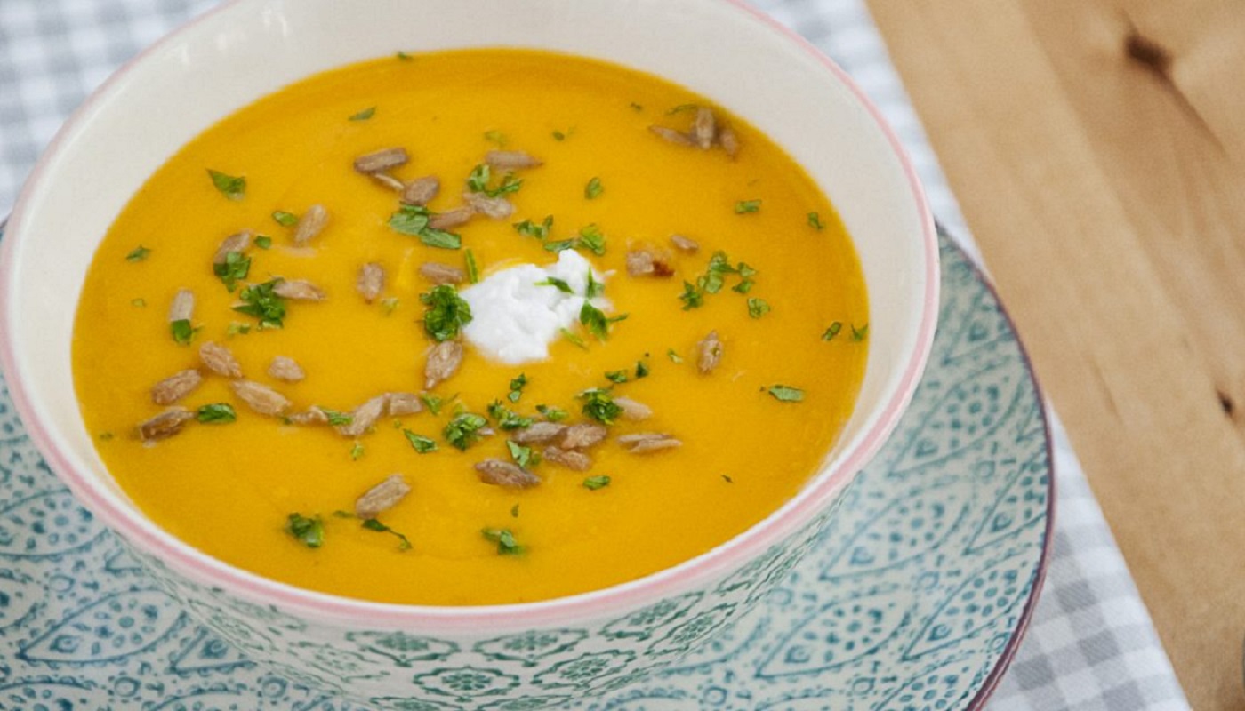 Sopa de Calabaza y Coco