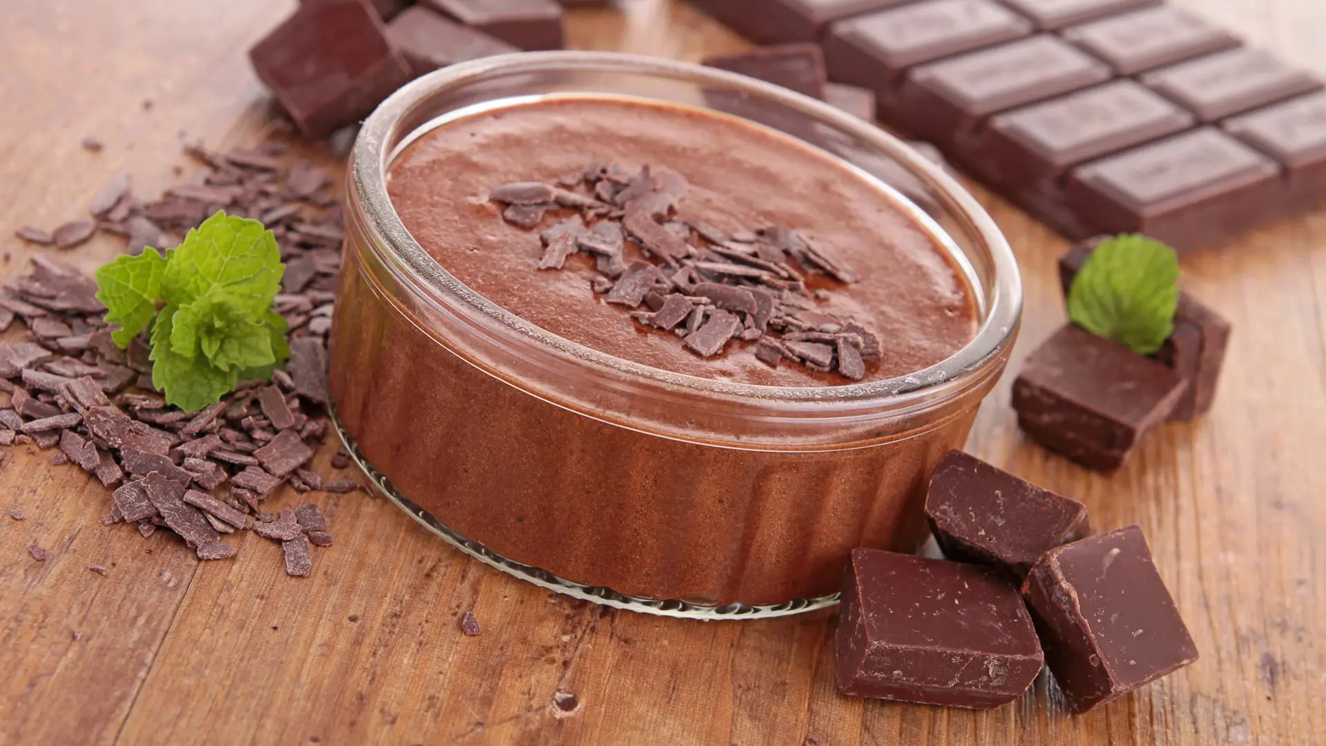 Mousse de chocolate vegano