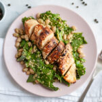 Ensalada de pollo al pesto