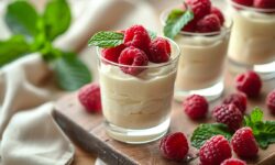 Panna Cotta de Vainilla y Frambuesa