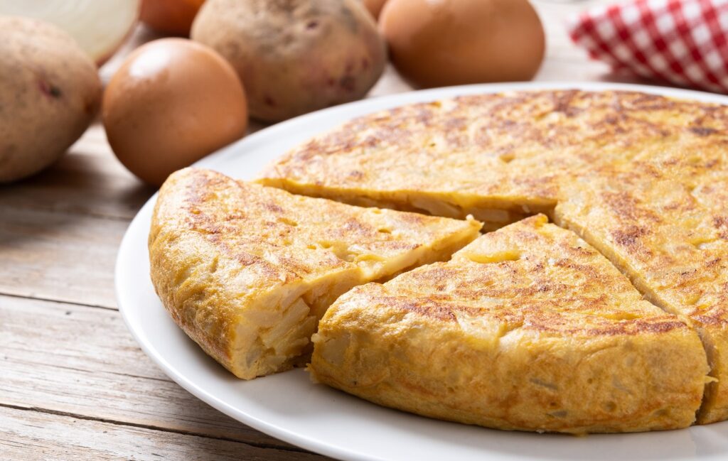 Tortilla de batata y huevo