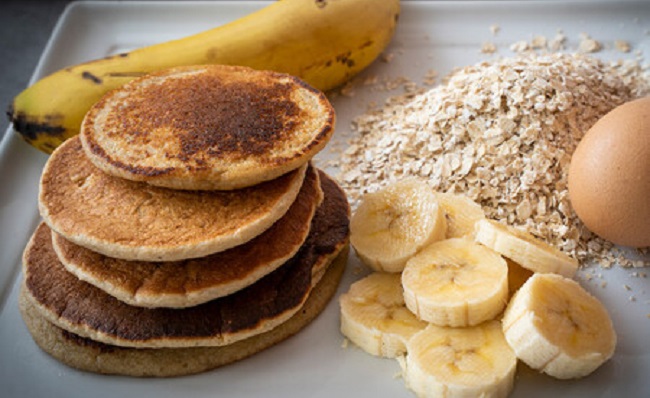 Tortitas de huevo y avena